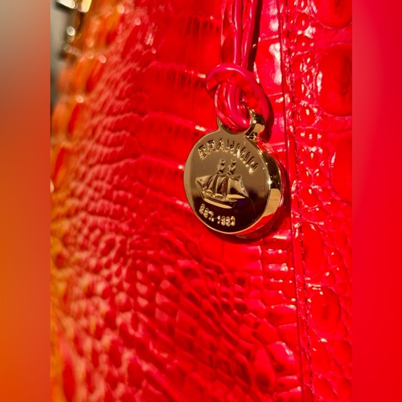 NWOT Brahmin Shira infusion ombre bucket bag Natural leather and wallet set - Picture 5 of 6